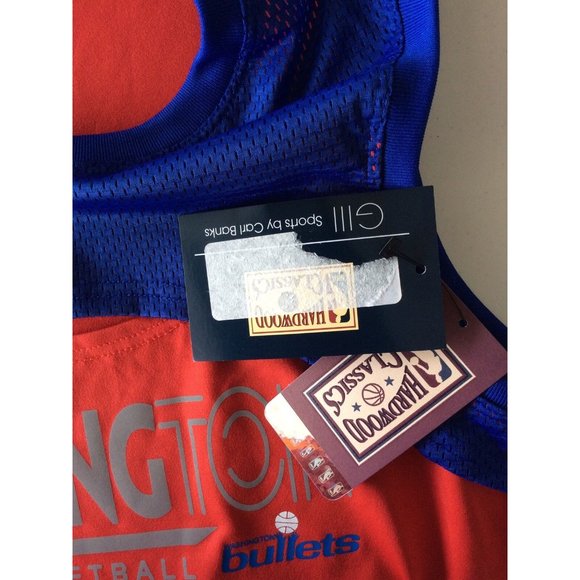 NWT Washington Bullets, Womens Shirt, Size XL, Cute Design! 4 Her By Carl Banks - Picture 5 of 7